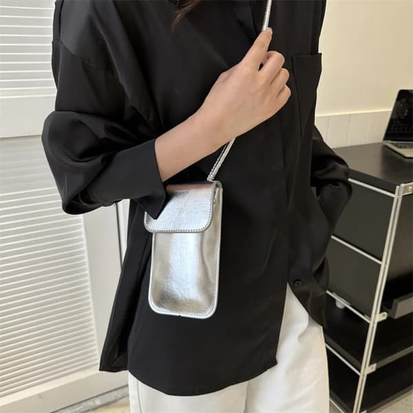 Olkalaukku Messenger Bag SILVER silver