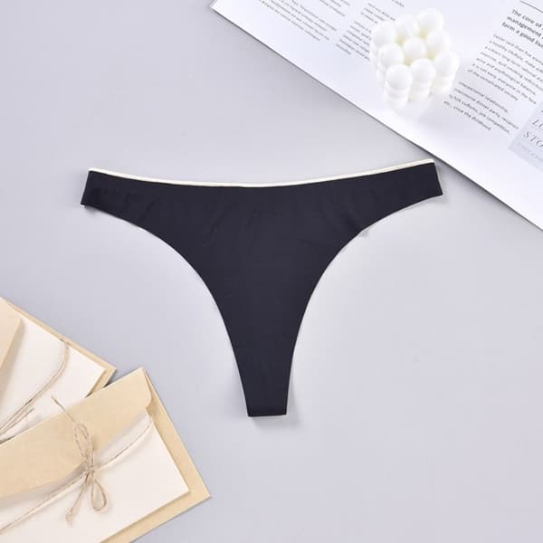 Naisten pikkuhousut Seksikäs stringit BLACK S black S