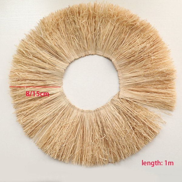 Lafite Grass Garland Straw Tassels WIDTH-15CMA A Width-15cmA