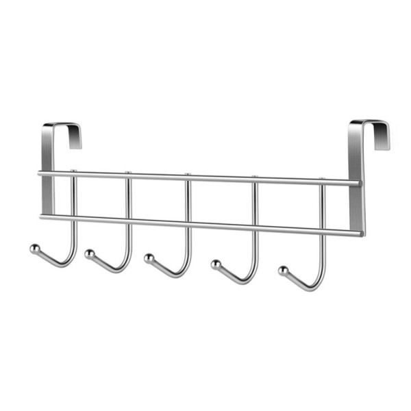 5 Krokar Rack Hem Badrum Organizer Handduk Dörrkrokar