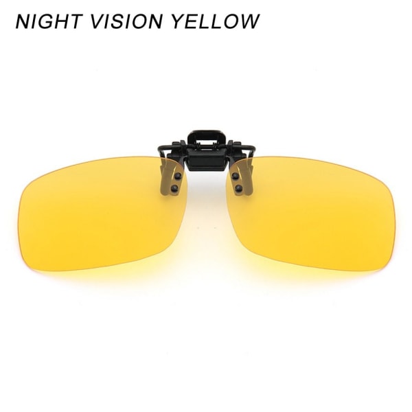 Clip-on aurinkolasit Polarisoidut NIGHT VISION KELTAINEN NIGHT VISION Night Vision Yellow