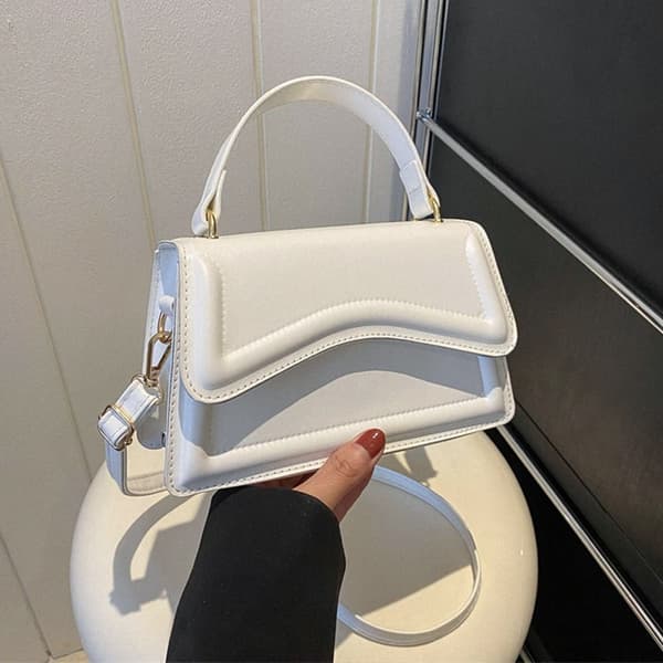 Axelväska Messenger Bag VIT white