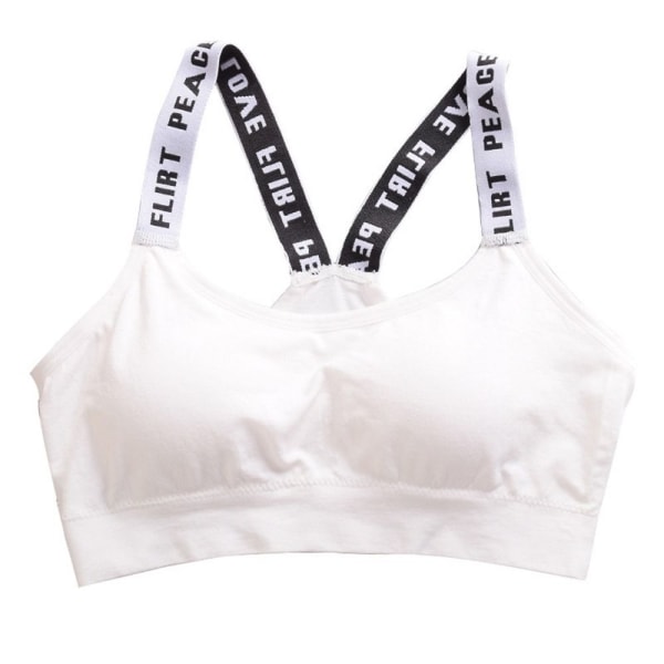 Dam Sport BH Sportkläder Väst VIT White