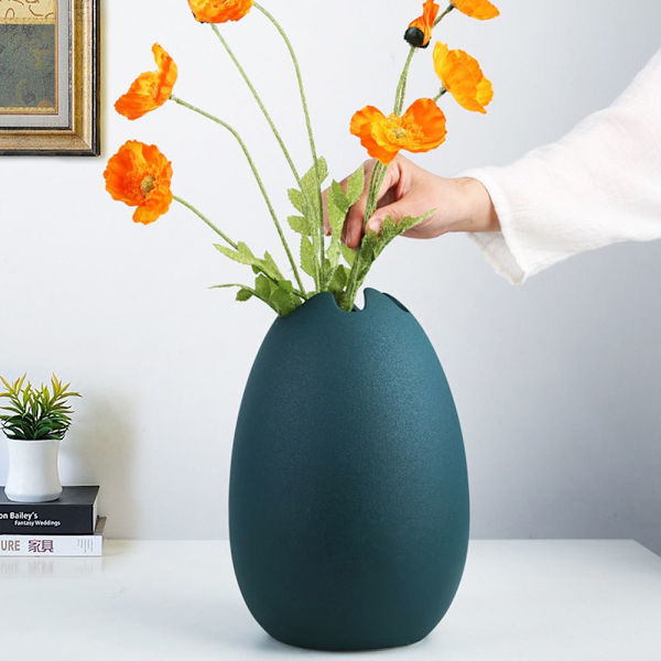 Keramisk vas Växt Blomkruka ARMY GREEN army green