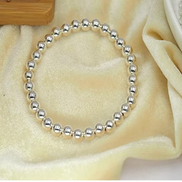 Sterling Sølv Bead Spacer Beads Runde Perler