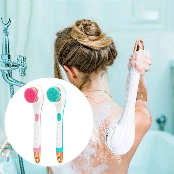 Body Brush Kylpysuihku Selkäpesuri PINK Pink