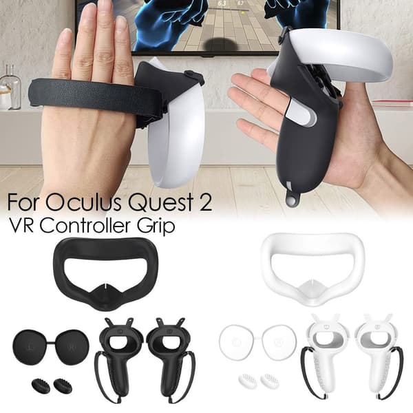 VR Controller Grip Lens Protector Cover SORT black