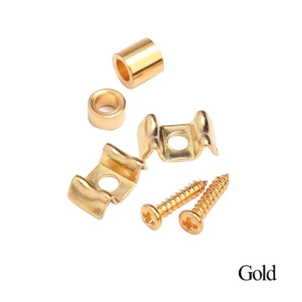2STK String Pressing Spænde Holder String Pressing Spænde GULD Gold