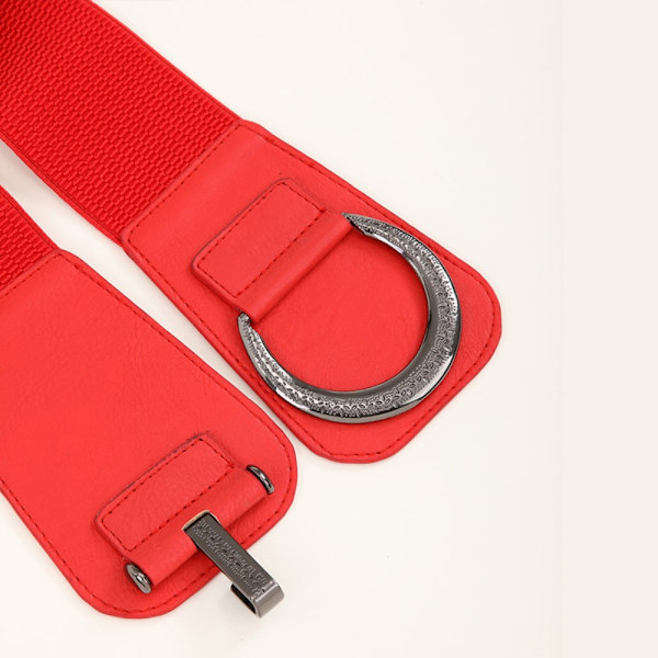 Brett bälte Retro Spänne Bälte RÖTT Red