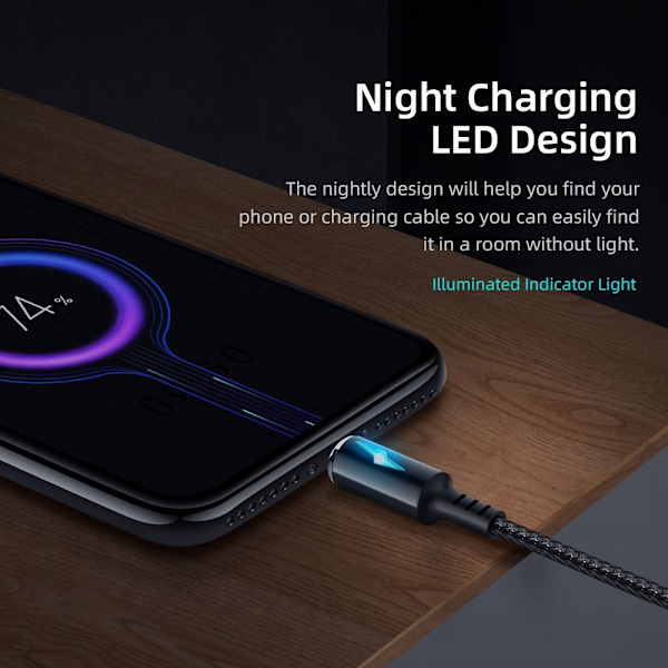Typ C Kabel Datasladd RÖD 2M Red 2M