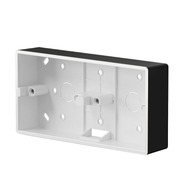 Afbryderstikdåse Ekstern Monteringsboks SORT 174X86X35MM black 174x86x35mm