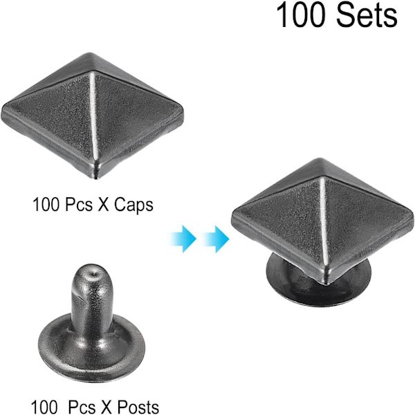 pyramide nagler punk pigger spike