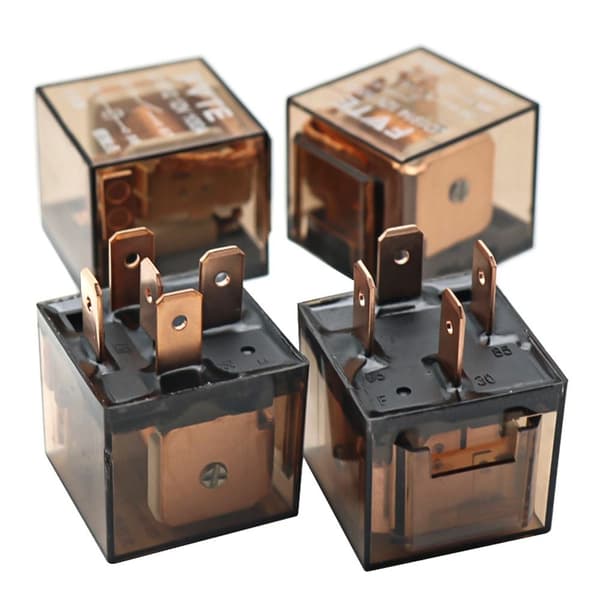2st Bilrelä Högkapacitetsomkoppling 2ST 24V 4PIN 2pcs 24V 4PIN