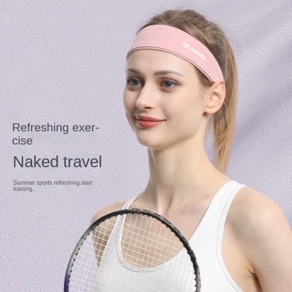 Kvinder Sweat Sweatband Yoga Pandebånd SORT Black