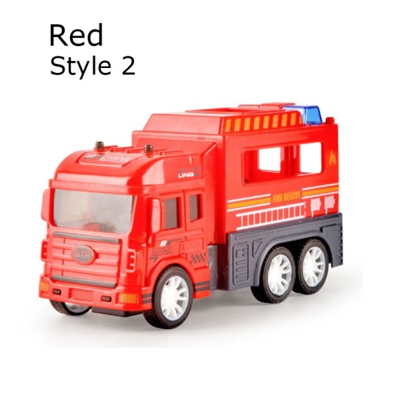 Tröghetsbil leksaksbil modell RED STYLE 2 STYLE 2 red Style 2-Style 2