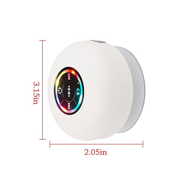 Bluetooth-høyttaler Subwoofer HVIT White