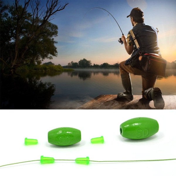 10 kpl Fishing Lead Sinkers Fishing Weight Sinker 7G (10 kpl) 7g(10pcs)