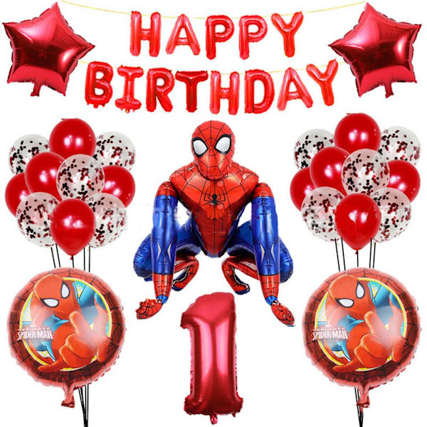 Spiderman Folieballonger Festdekoration 3 3