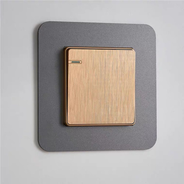 Switch Skyddskåpa Cover Väggdekal MÖRKGRÅ 8,6X8,6CM dark grey 8.6x8.6cm