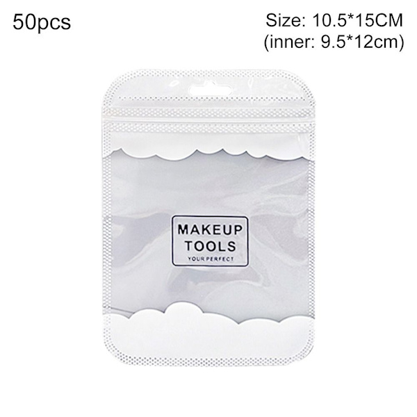 Selvforseglende poser Emballagepose Zip-poser 50pcs
