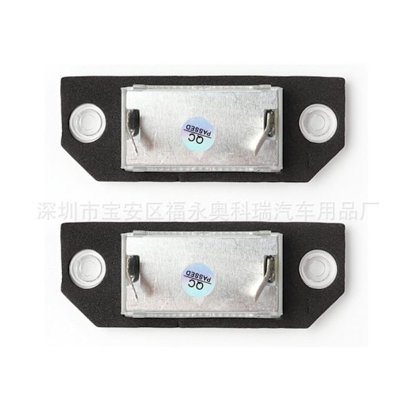 Nummerpladelys Drl Daylight SORT 2STK 2STK Black 2Pcs-2Pcs