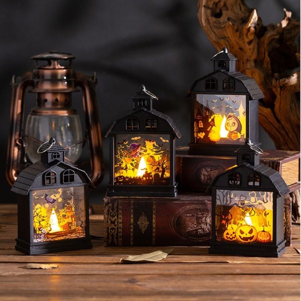 Halloween LED-valot linnan koristevalaisin STYLE 2 STYLE 2 Style 2