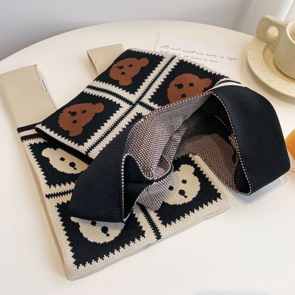 Knit Handbag Tote Bag 2 2 2