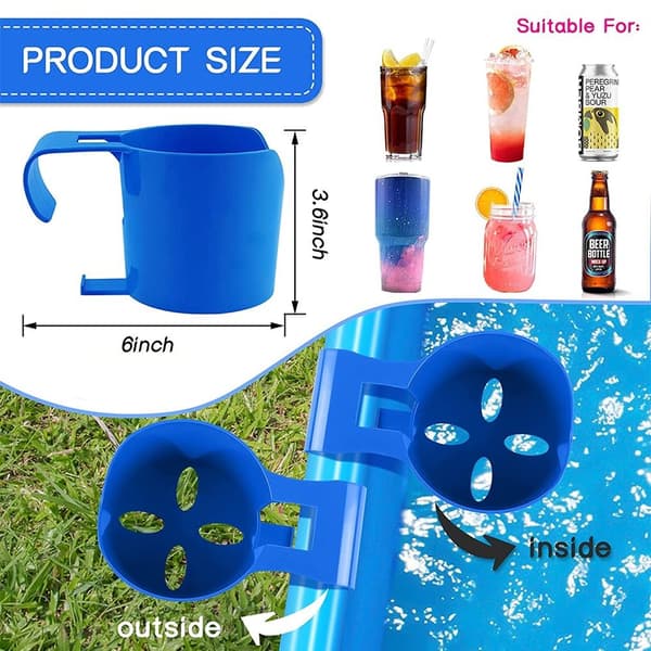 Poolside kopholdere Ophæng Container 1PC 1PC 1pc