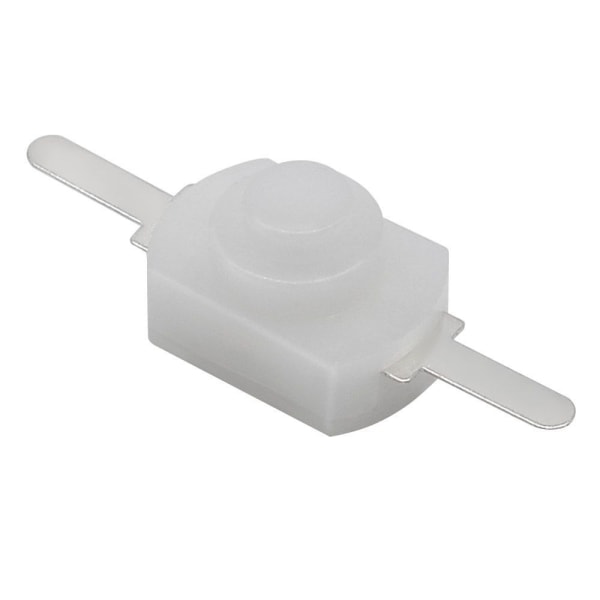 Tryckknappsomkopplare Ficklampomkopplare VIT white