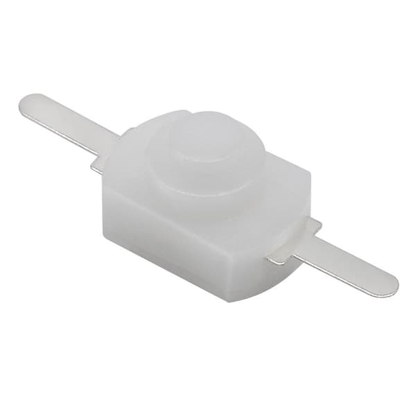 Trykkknappbryter Lommelyktbryter HVIT white