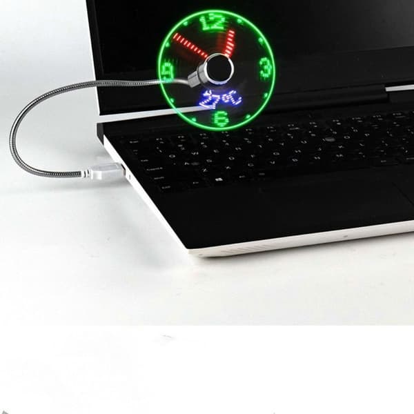 USB-tuuletin Mini-tuuletin LED-kello