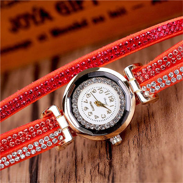 Watch Rhinestone Rannekello VALKOINEN white