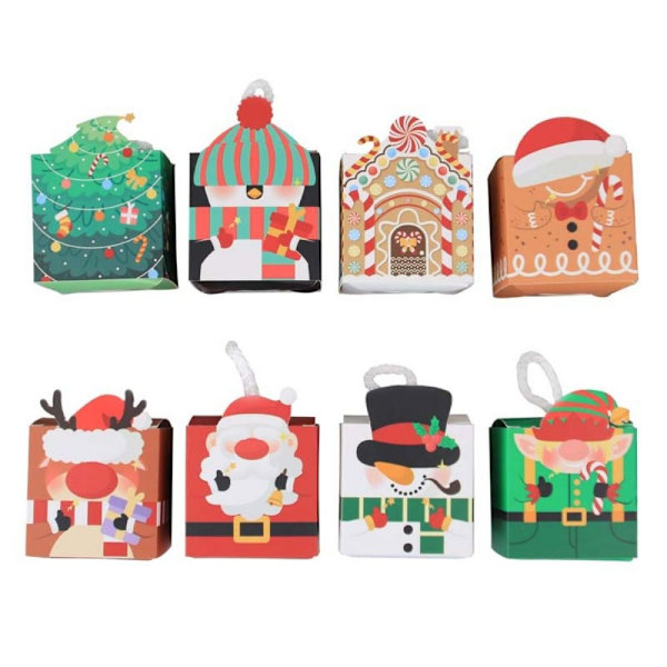 Julklappsaskar Kakaförpackningskartong 04 04 04