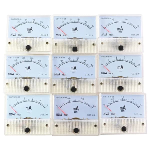 DC Amp Meter Analog Meter 0-50MA 0-50mA