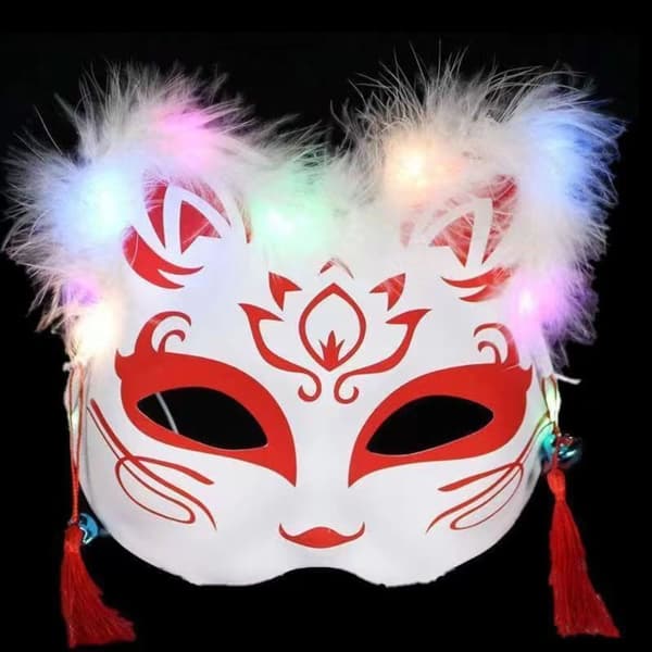 LED Maske Ræve Maske TYPE J TYPE J Type J