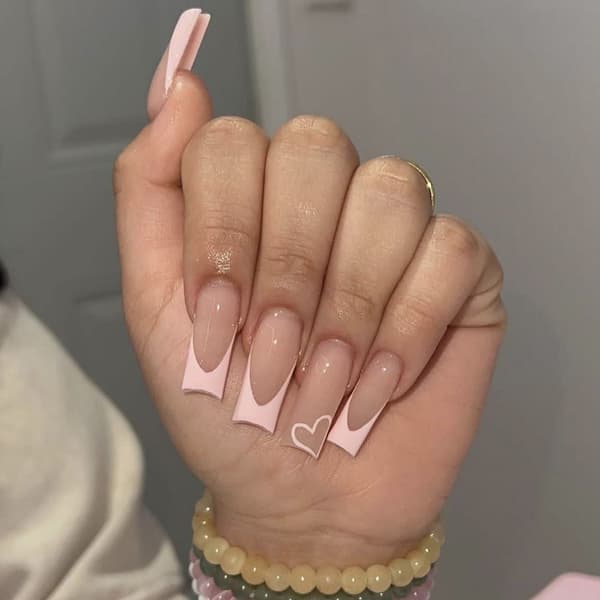 Fake Nails pitkät ranskalaiset 2 2 2
