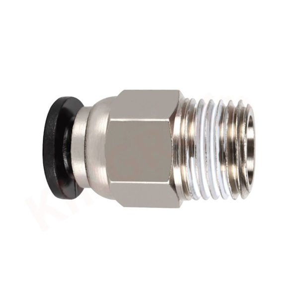 10PCS PC4-M10 pneumatisk anslutning hane rak PTFE rörtryck
