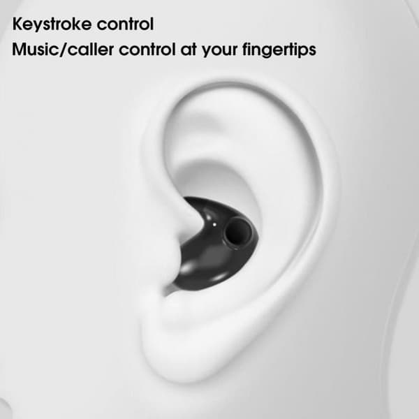Langattomat kuulokkeet Bluetooth 5.3 MUSTA black