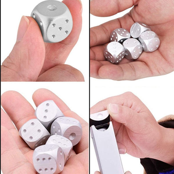 Spel Dice Polyhedral Dice RED Red
