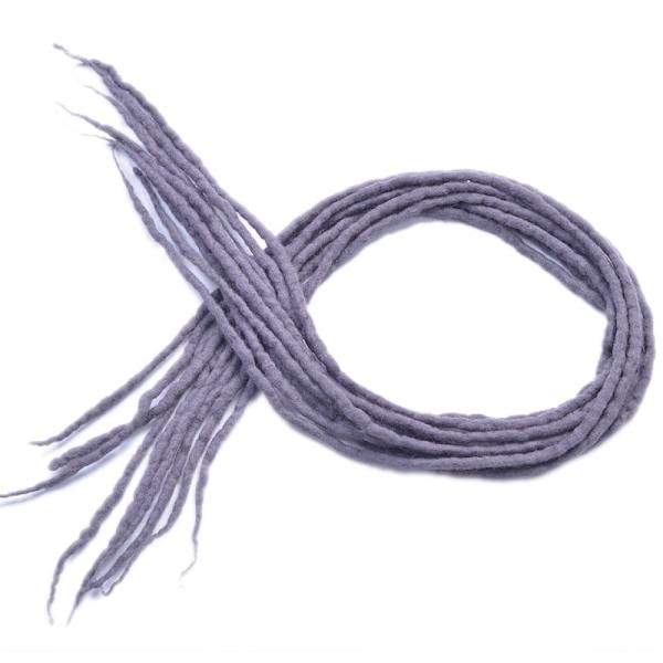 Dreadlocks Extensions Hårförlängning GRÅ grey