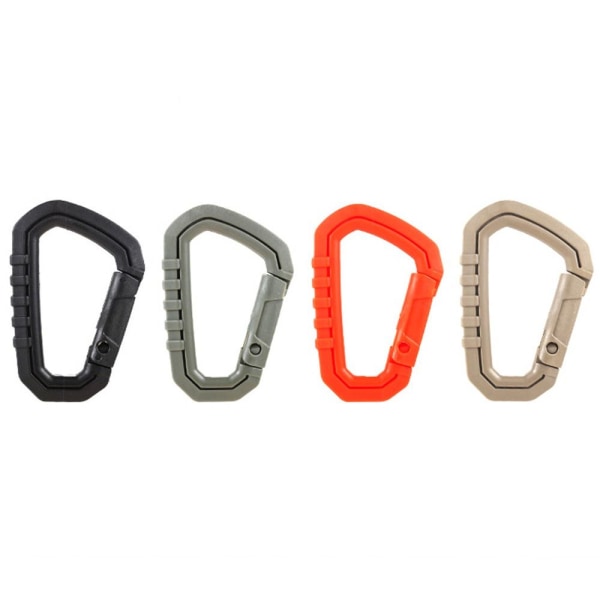 2st Fäst quickdraw Shackle Karbinhake Clip ARMY GREEN 2ST Army Green 2pcs-2pcs