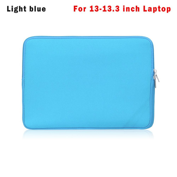 Laptoptaske-sleeve Laptoptaske-cover LYSEBLÅT TIL 13-13,3 TOMMER light blue For 13-13.3 inch
