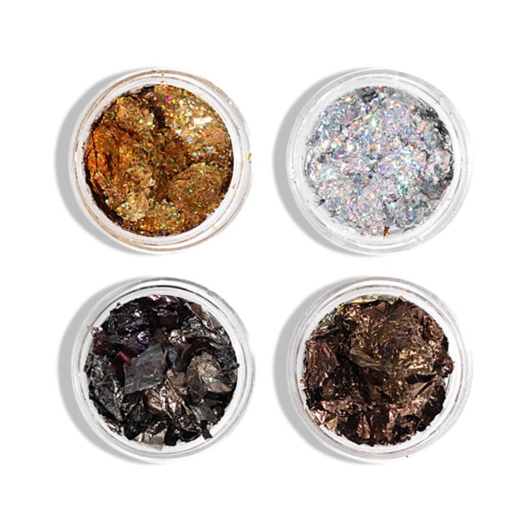 5 kpl Nail Glitter Sequin Epäsäännölliset Glitter Flakes 6 6 6