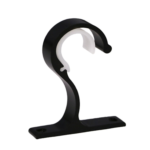 2stk Gardinstangsholder Installationskrog SORT black