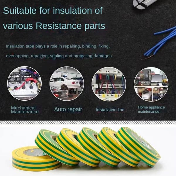 Elektrisk isolasjonstape Pvc-tape selvklebende