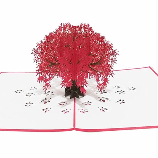 Red Maple Card Gratulasjonskort 1 1 1