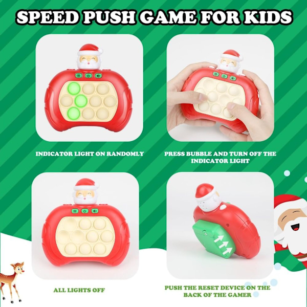 Sensory Fidget Toy Fast Push-spel Pop-spel