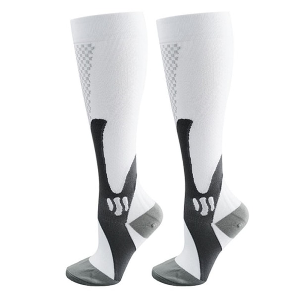 Fotbollsstrumpor Vuxensportstrumpor VIT L/XL L/XL white L/XL-L/XL