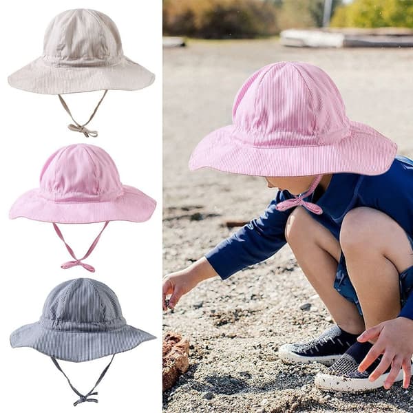Bucket Hat Beach Cap NAVY 52CM navy 52cm