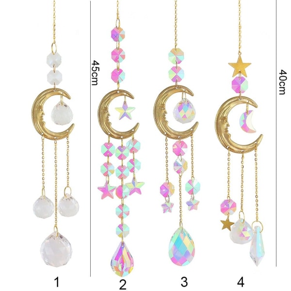 Sun Catchers Smile Face Moon 1 1